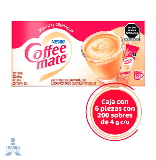 Sustituto de crema para café Coffee Mate Original 200 sobres de 4 g