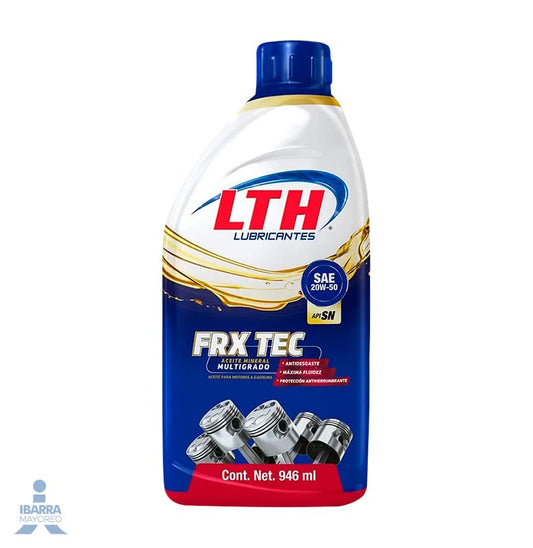 Aceite Mineral Multigrado LTH FRX TEC SAE 20W-50 946 ml