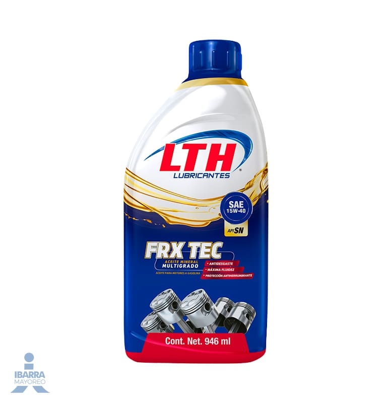 Aceite Mineral Multigrado LTH FRX TEC SAE 15W-40 946 ml