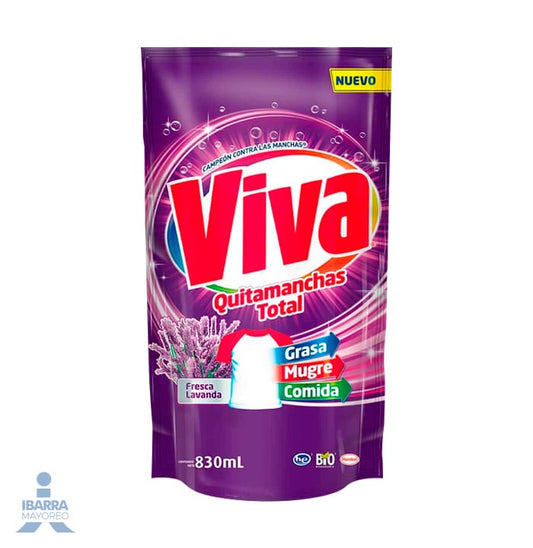 Detergente Líquido Viva Gel Lavanda 830 ml
