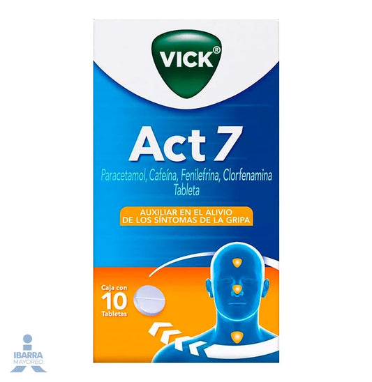 Vick Act 7 Tabletas 10 pzas.
