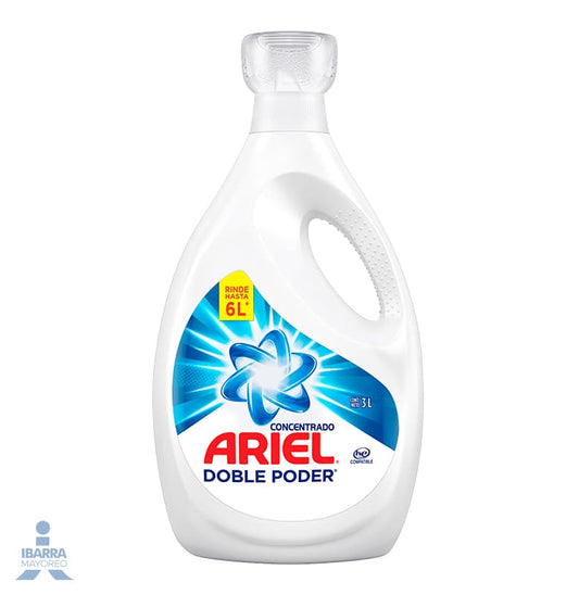Detergente Líquido Ariel Doble Poder 3 L