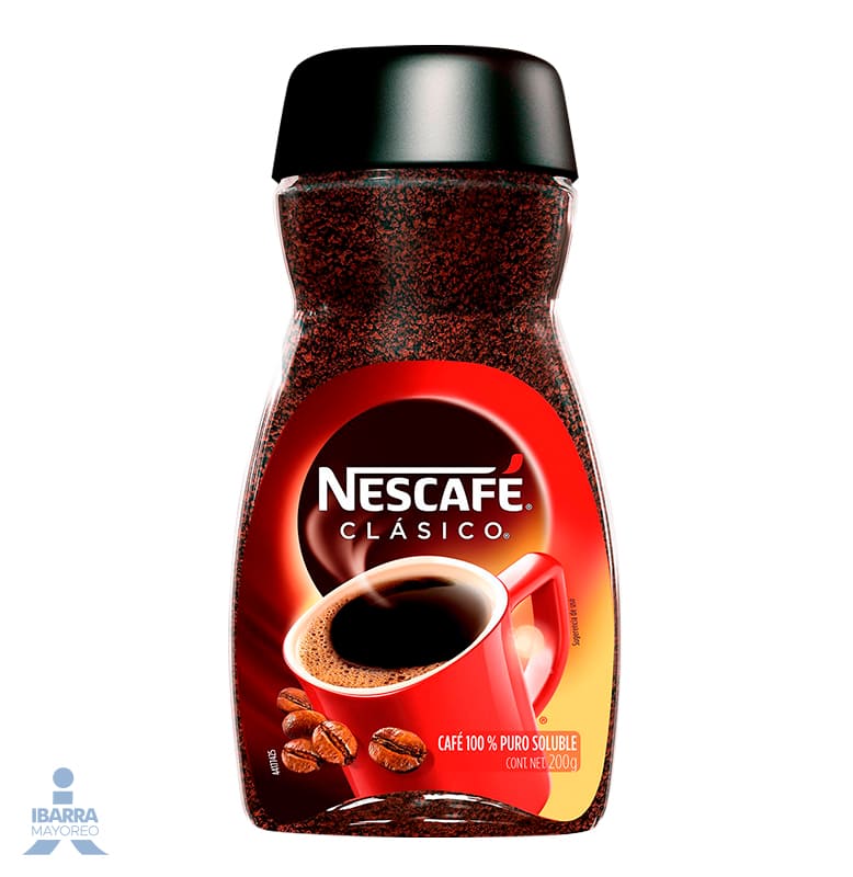Café soluble Nescafé Clásico frasco 200 g