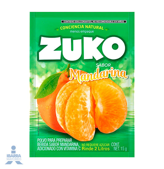 Refresco Zuko Mandarina 15 g