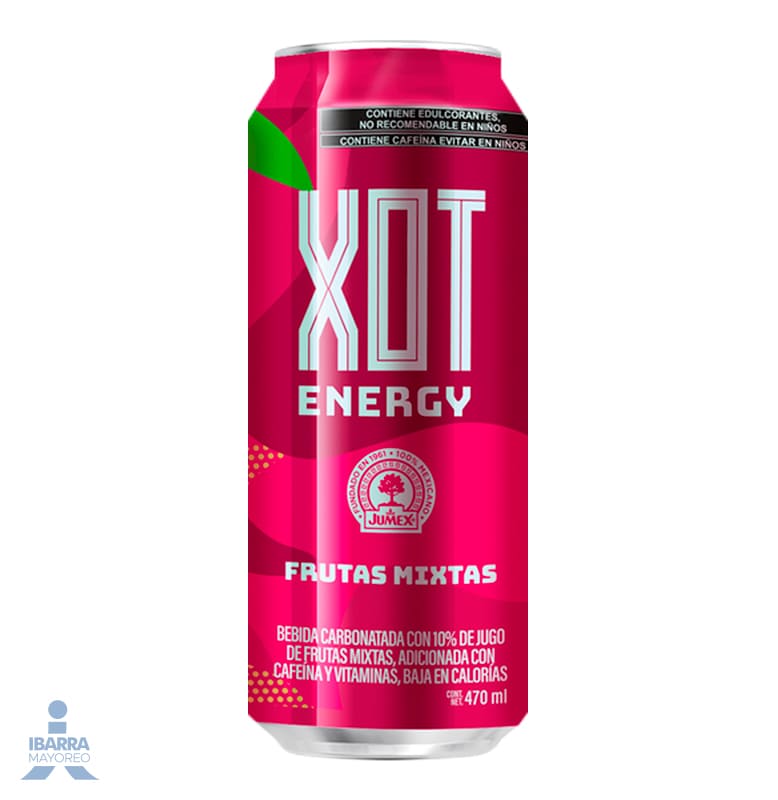 Bebida Energética XOT Energy Frutas Mixtas 473 ml