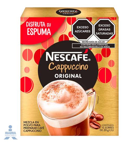 Café Nescafé Cappuccino Original 6/20 g