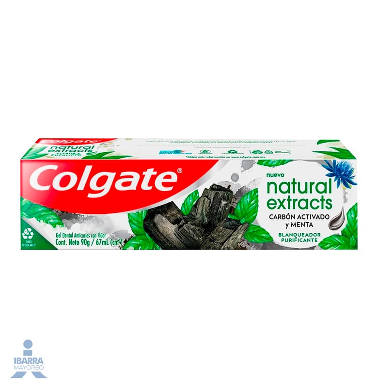 Crema Dental Colgate Natural Extracts Carbón 67 ml
