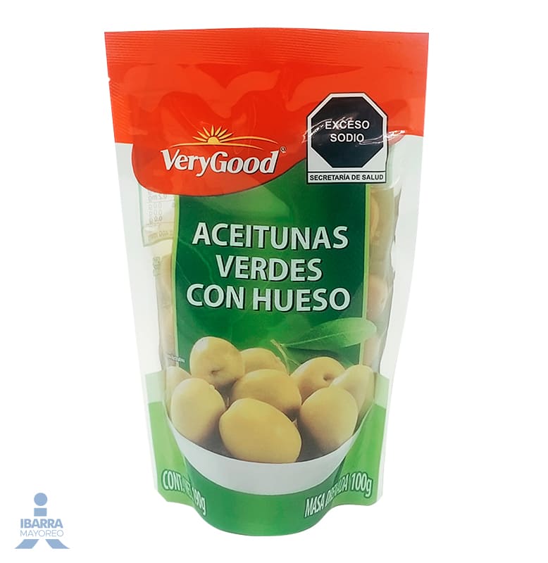 Aceituna Very Good con Hueso Doy Pack 190 g