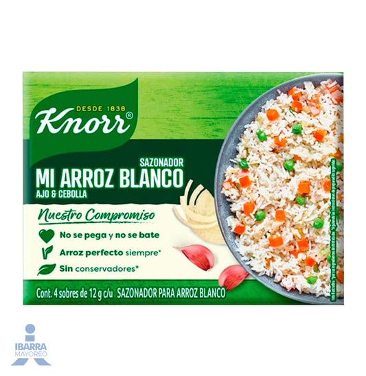 Knorr Sazonador Mi Arroz Blanco 4/12 g