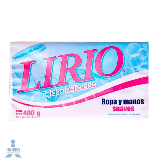 Jabón Lirio Rosa con Envoltura 400 g