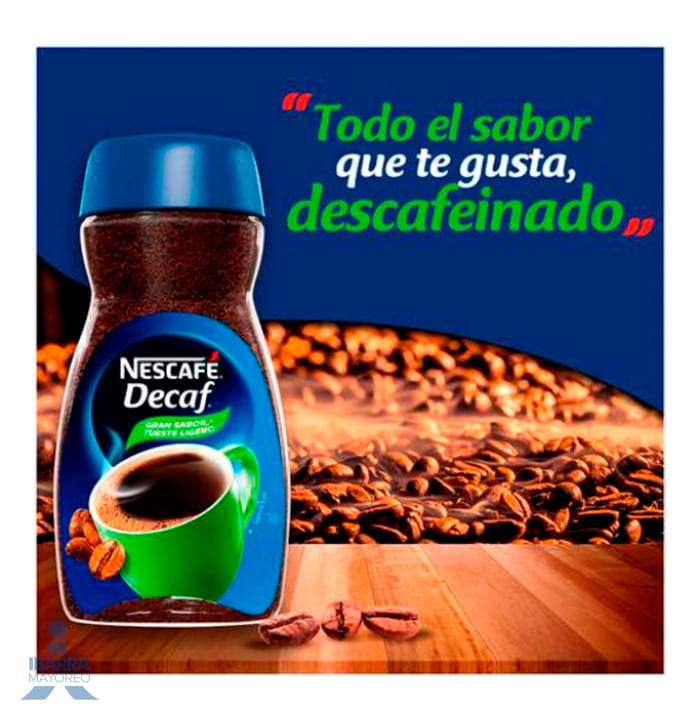 Café soluble descafeinado Nescafé Decaf 120 g