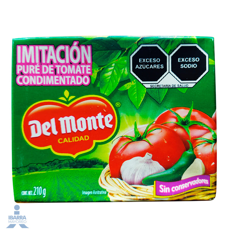 Puré de Tomate Condimentado Del Monte 210 g
