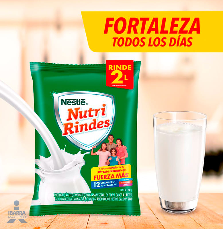Lácteo en polvo Nestlé NutriRindes 240 g
