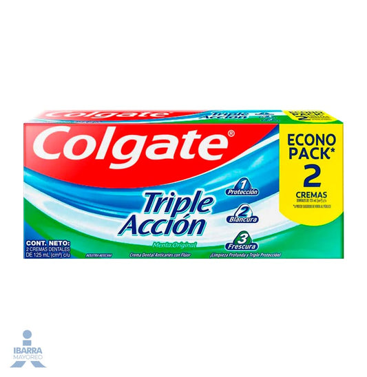 Crema Dental Colgate Triple Acción 2/80 ml
