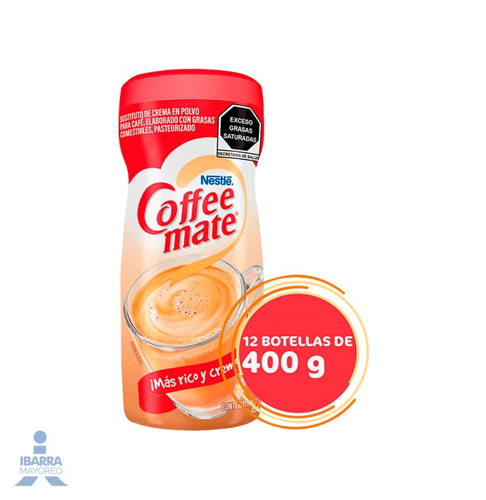 Sustituto de crema para café Coffee Mate polvo original 400 g