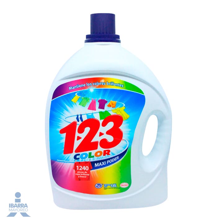 Detergente Líquido 123 Color 4.65 L