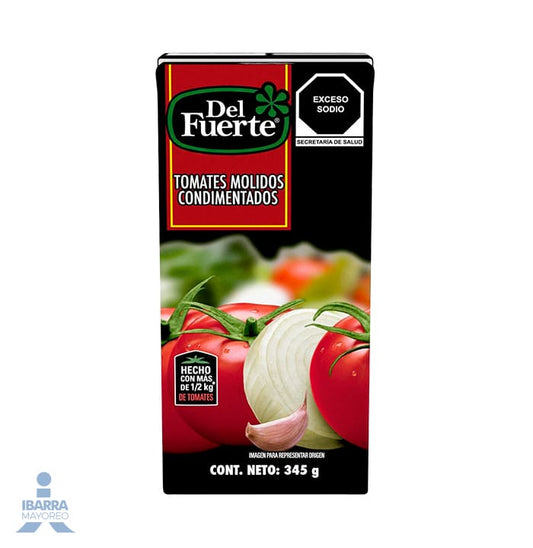 Puré de Tomate Condimentado Del Fuerte Tetrapack 345 g