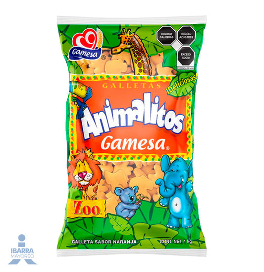 Galletas Gamesa Animalitos 1 kg
