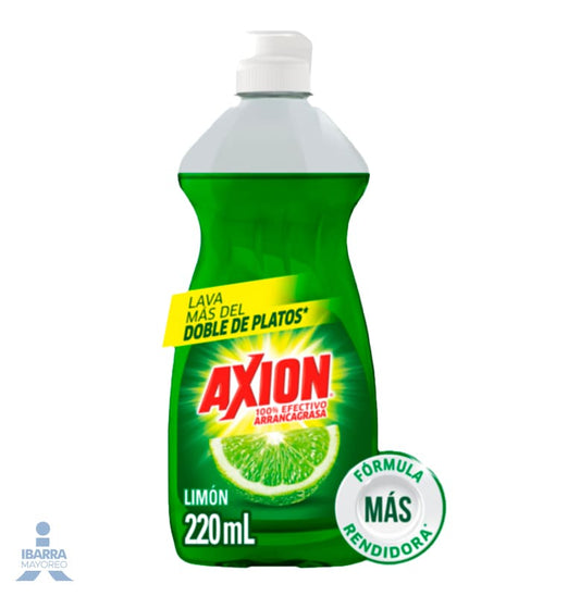 Detergente Axion Limón Líquido 220 ml