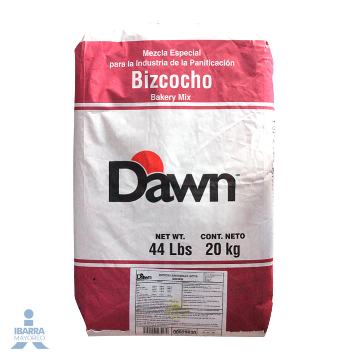 Harina para Bizcocho Dawn Mantequilla Láctea 20 kg
