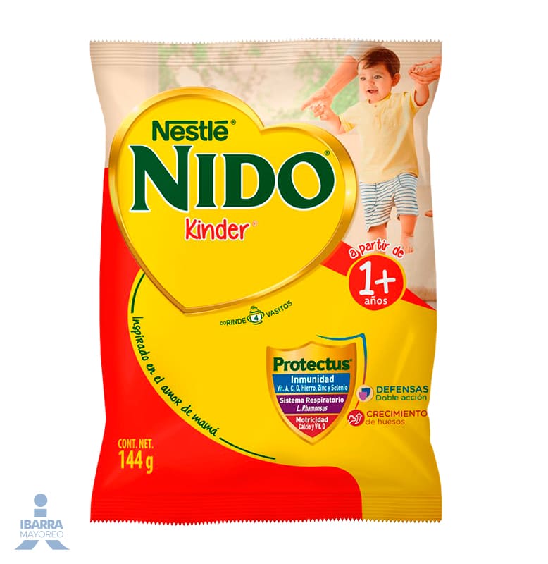 Alimento para niños de corta edad Nido Kinder 1+ Bolsa 144 g