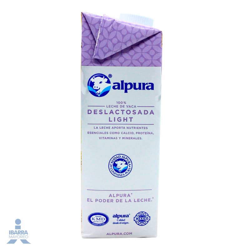 Leche Alpura Deslactosada Light 1 L