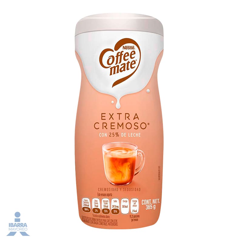 Sustituto de Crema Coffee Mate Extra Cremoso 365 g