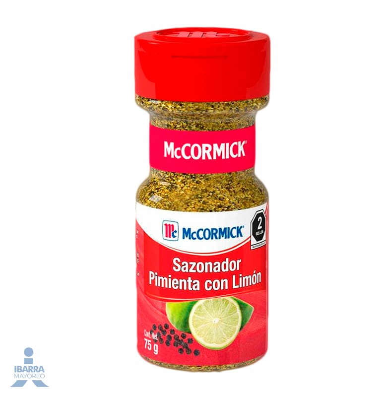 Especia Pimienta con Limón McCormick 75 g