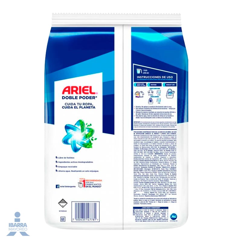 Detergente Ariel 2.5 kg