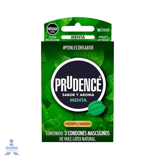 Preservativo Prudence Menta 3 pzas.