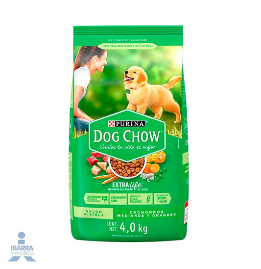 Dog Chow alimento seco cachorros medianos y grandes 4 kg