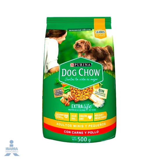 Dog Chow alimento seco perros adultos minis y pequeños 500 g